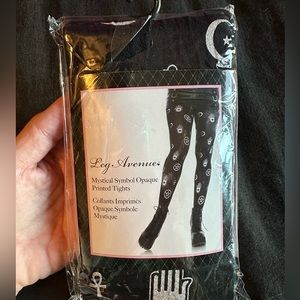 Witchcraft symbol tights